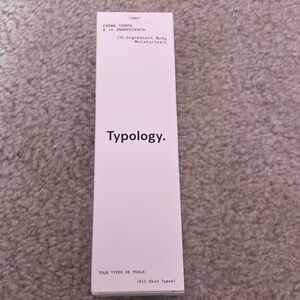 Typology 10-ingredient Body Moisturizer NEW